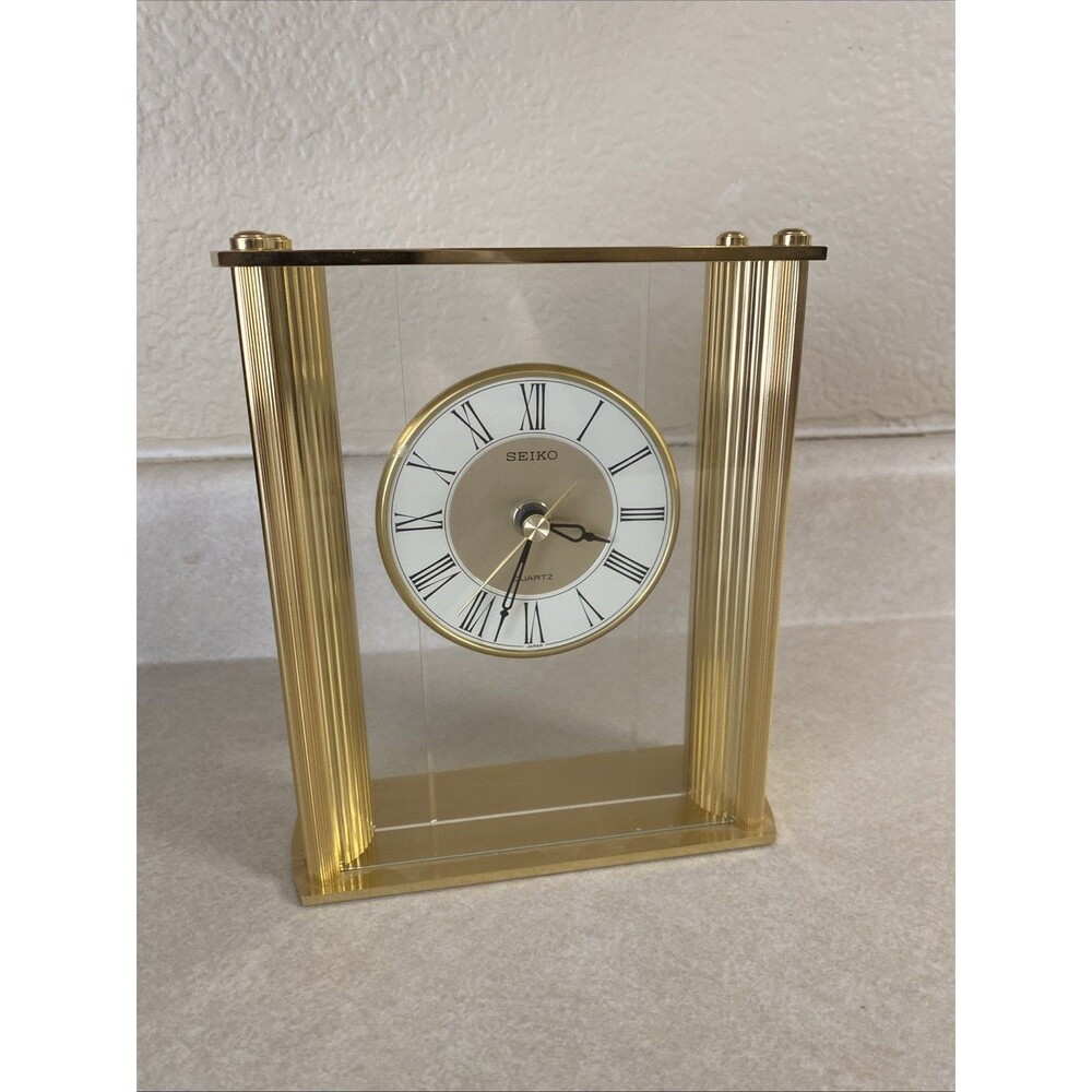 Vintage Seiko Quartz Desk Clock